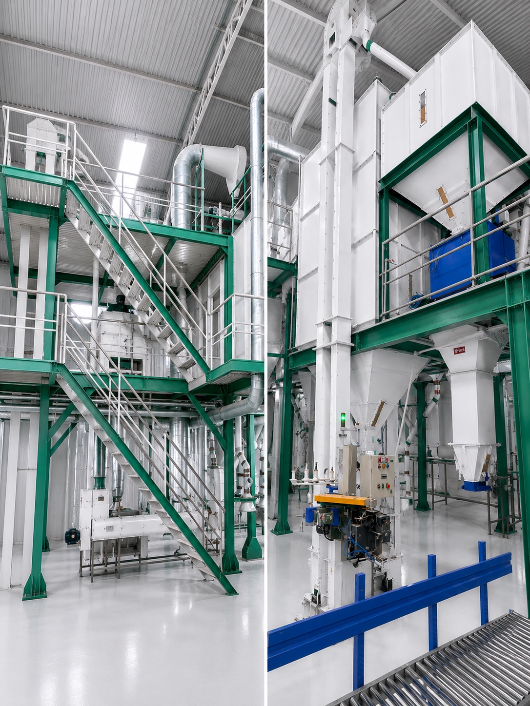 Birbitte Pulses Sortex and packing section